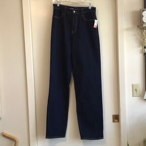 Old Navy Women's Flare & Wide Leg Jeans - Dark Blue